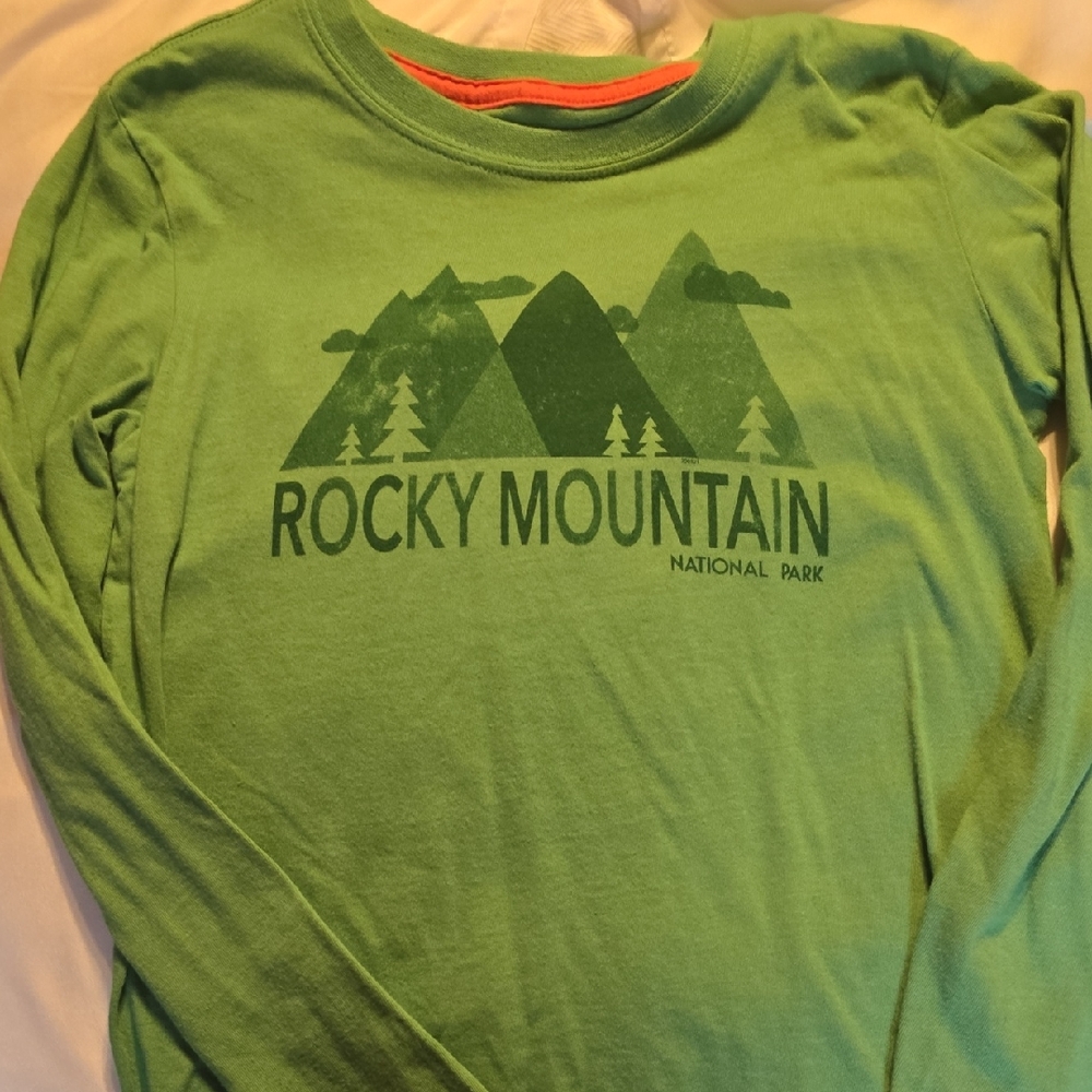 Kids Long Sleeve Green Tee